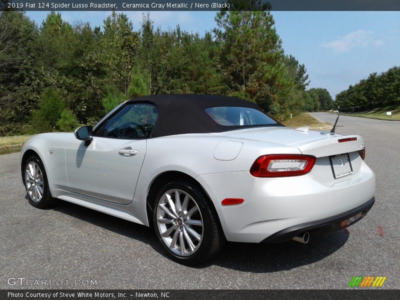 Ceramica Gray Metallic / Nero (Black) 2019 Fiat 124 Spider Lusso Roadster