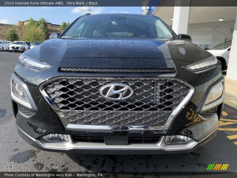 Ultra Black / Black 2020 Hyundai Kona Ultimate AWD