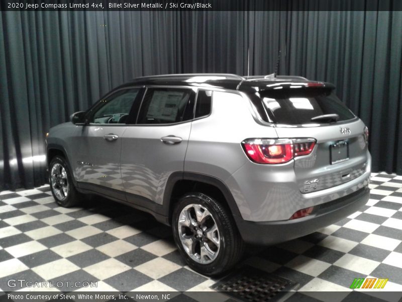 Billet Silver Metallic / Ski Gray/Black 2020 Jeep Compass Limted 4x4