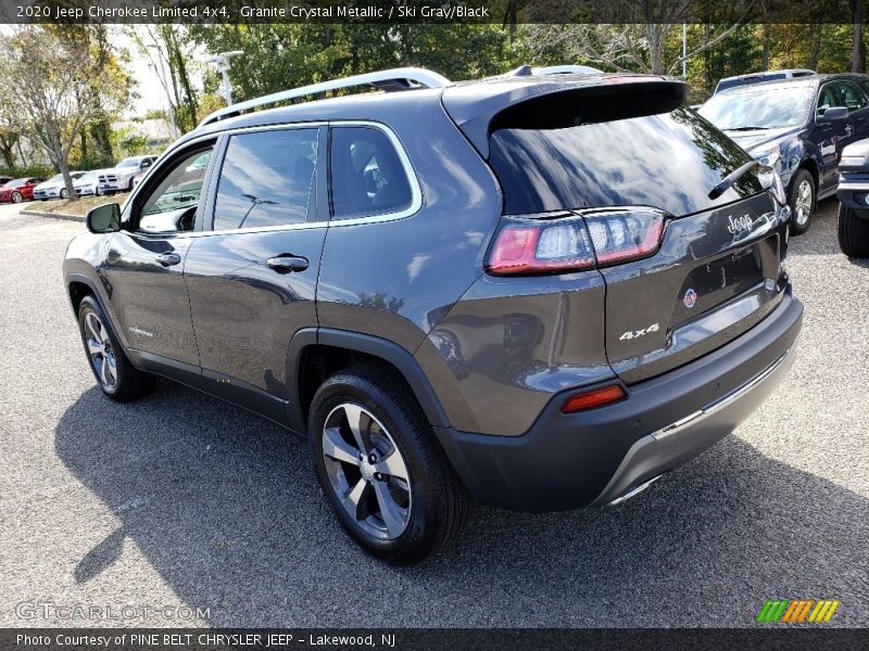 Granite Crystal Metallic / Ski Gray/Black 2020 Jeep Cherokee Limited 4x4