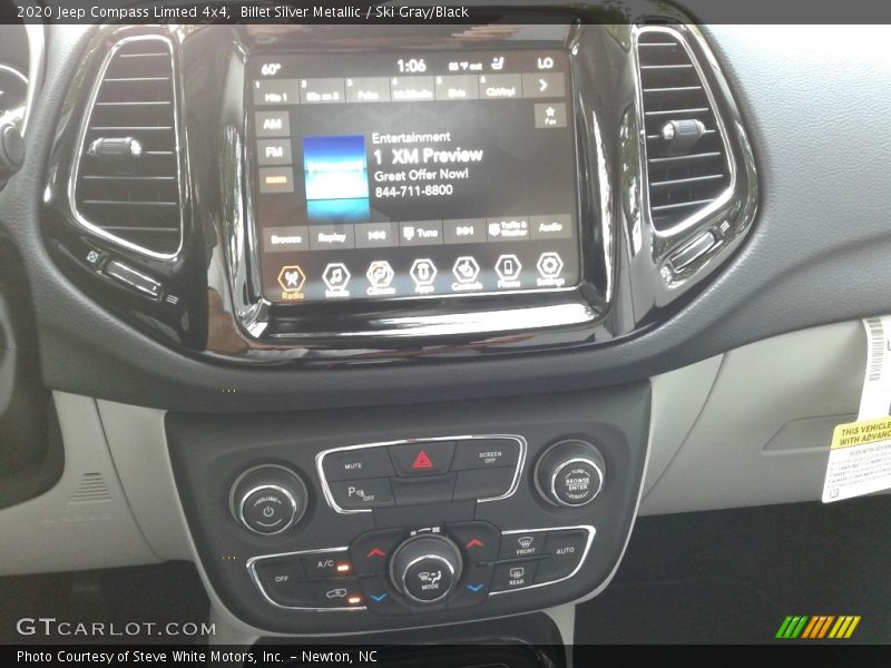 Billet Silver Metallic / Ski Gray/Black 2020 Jeep Compass Limted 4x4