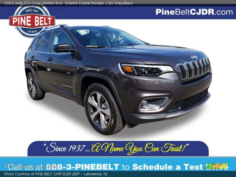 Granite Crystal Metallic / Ski Gray/Black 2020 Jeep Cherokee Limited 4x4