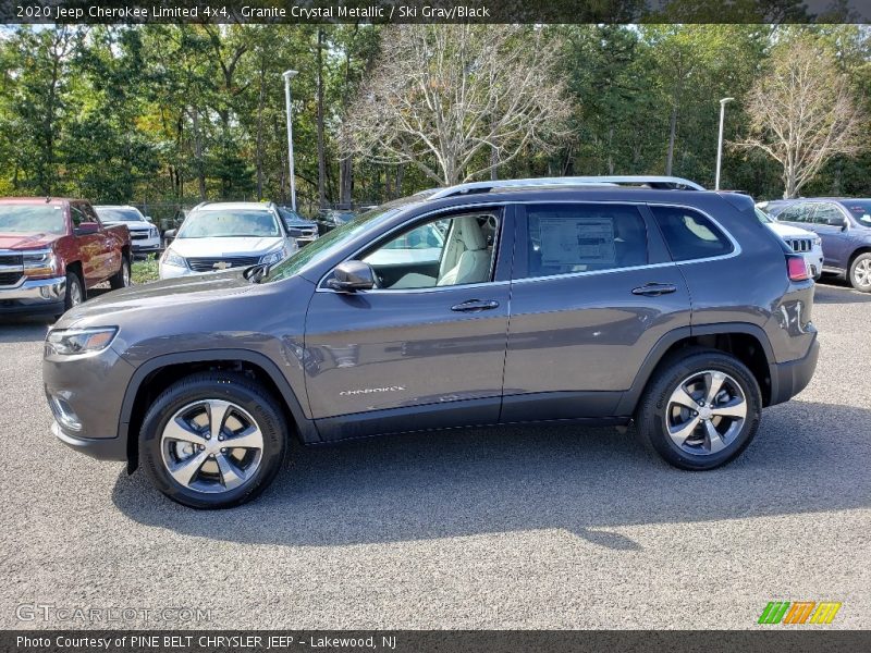 Granite Crystal Metallic / Ski Gray/Black 2020 Jeep Cherokee Limited 4x4
