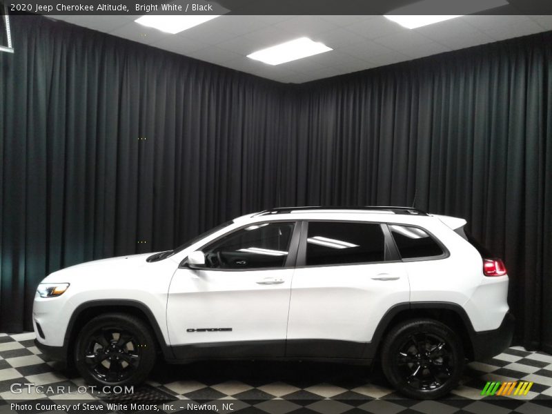 Bright White / Black 2020 Jeep Cherokee Altitude