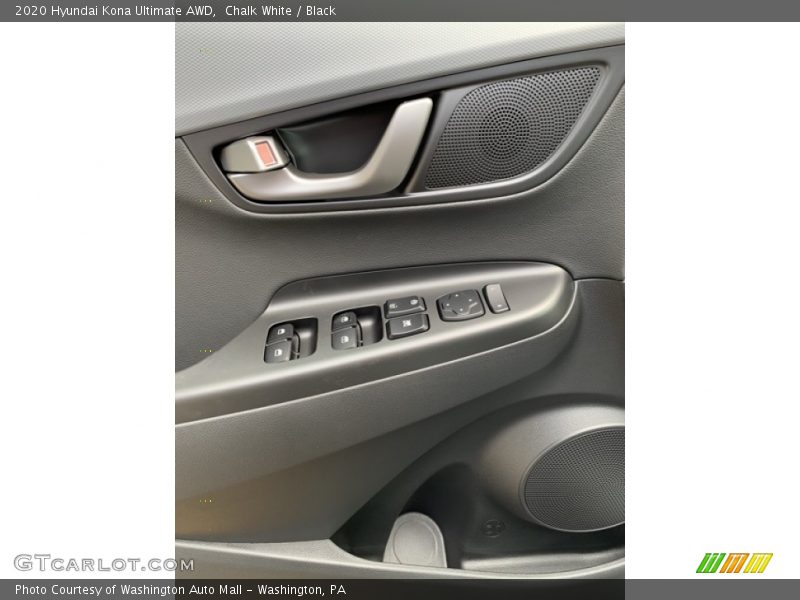 Chalk White / Black 2020 Hyundai Kona Ultimate AWD