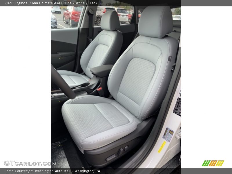 Chalk White / Black 2020 Hyundai Kona Ultimate AWD