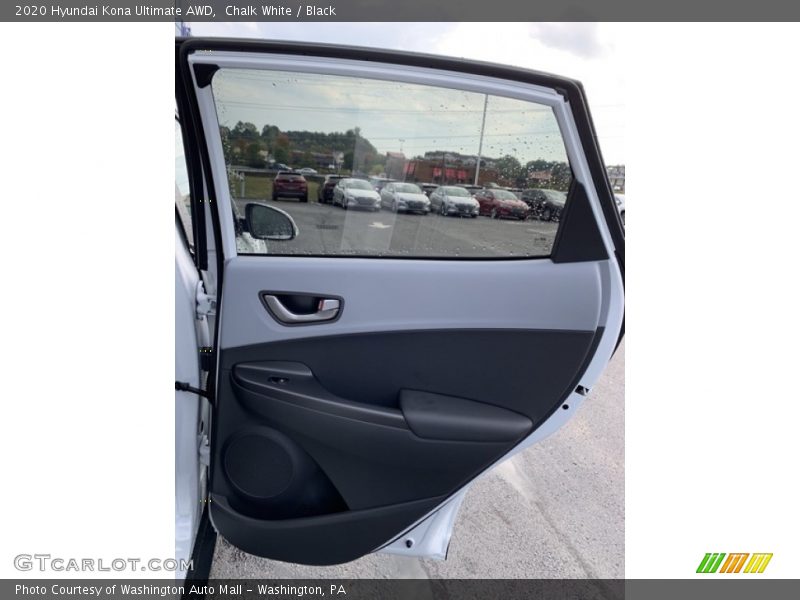 Chalk White / Black 2020 Hyundai Kona Ultimate AWD