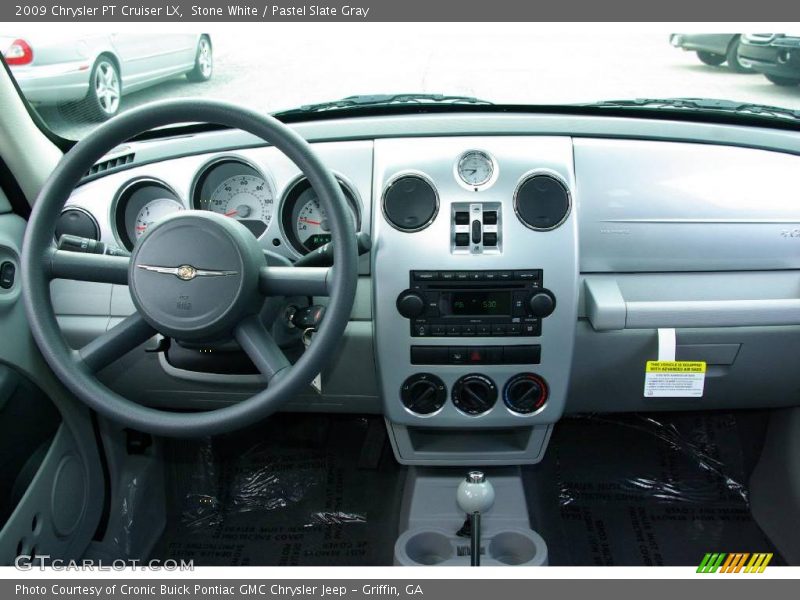 Stone White / Pastel Slate Gray 2009 Chrysler PT Cruiser LX