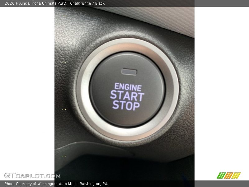 Chalk White / Black 2020 Hyundai Kona Ultimate AWD