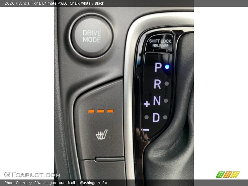 Chalk White / Black 2020 Hyundai Kona Ultimate AWD