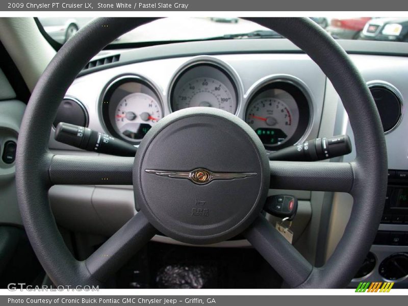 Stone White / Pastel Slate Gray 2009 Chrysler PT Cruiser LX