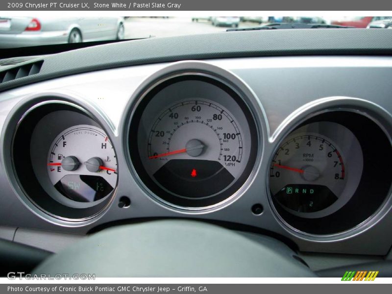 Stone White / Pastel Slate Gray 2009 Chrysler PT Cruiser LX