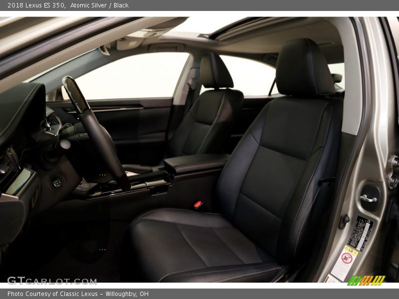 Atomic Silver / Black 2018 Lexus ES 350