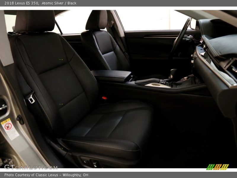 Atomic Silver / Black 2018 Lexus ES 350