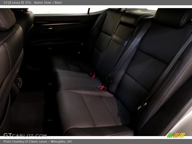 Atomic Silver / Black 2018 Lexus ES 350