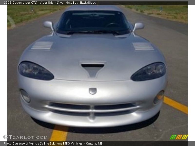 Viper Bright Silver Metallic / Black/Black 1998 Dodge Viper GTS