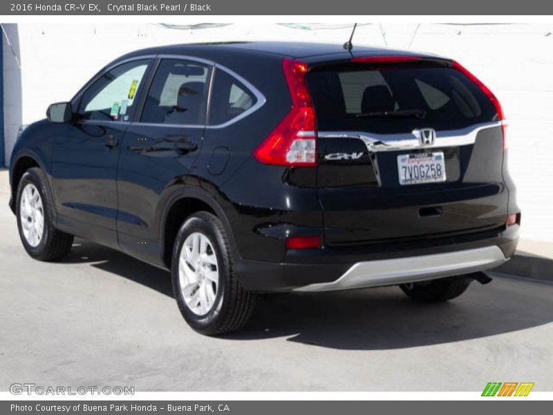 Crystal Black Pearl / Black 2016 Honda CR-V EX