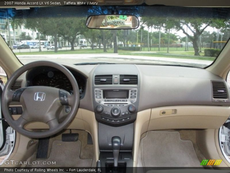 Taffeta White / Ivory 2007 Honda Accord LX V6 Sedan