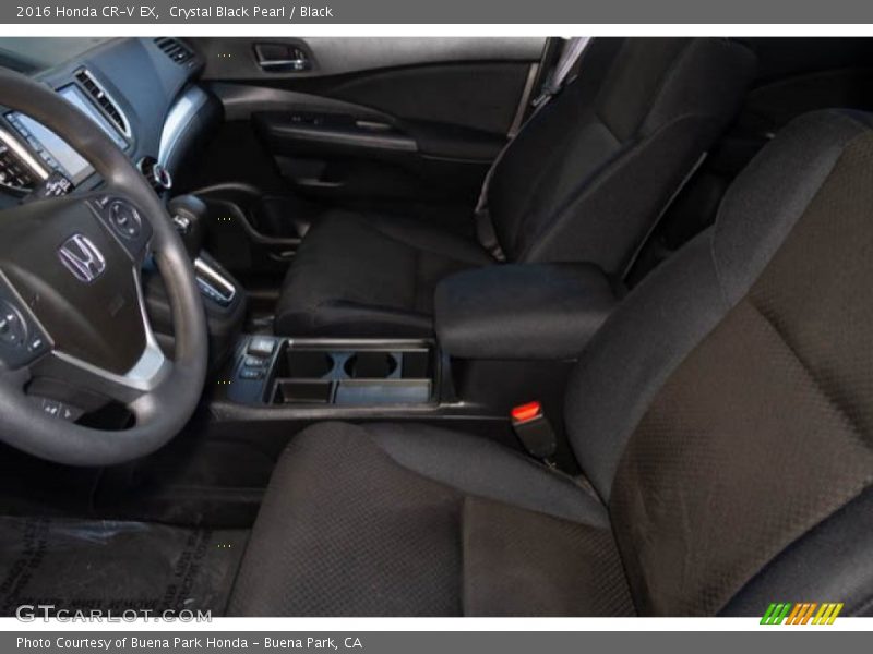 Crystal Black Pearl / Black 2016 Honda CR-V EX