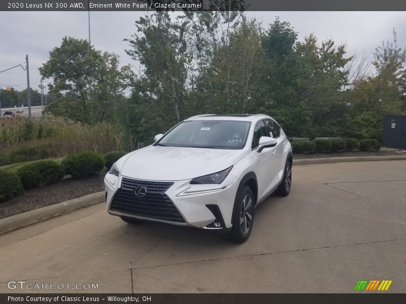 Eminent White Pearl / Glazed Caramel 2020 Lexus NX 300 AWD