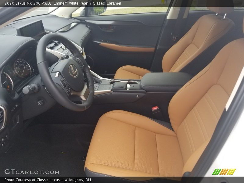 Eminent White Pearl / Glazed Caramel 2020 Lexus NX 300 AWD