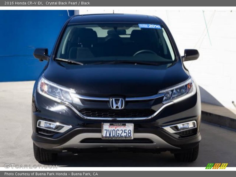 Crystal Black Pearl / Black 2016 Honda CR-V EX