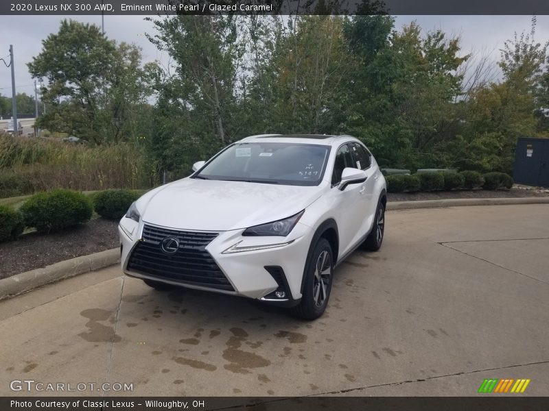 Eminent White Pearl / Glazed Caramel 2020 Lexus NX 300 AWD