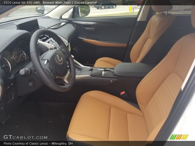 Eminent White Pearl / Glazed Caramel 2020 Lexus NX 300 AWD