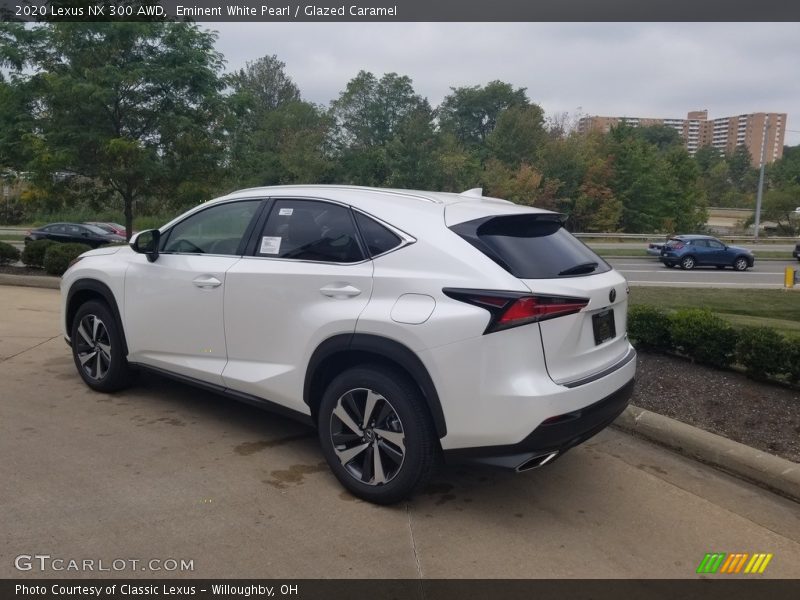 Eminent White Pearl / Glazed Caramel 2020 Lexus NX 300 AWD