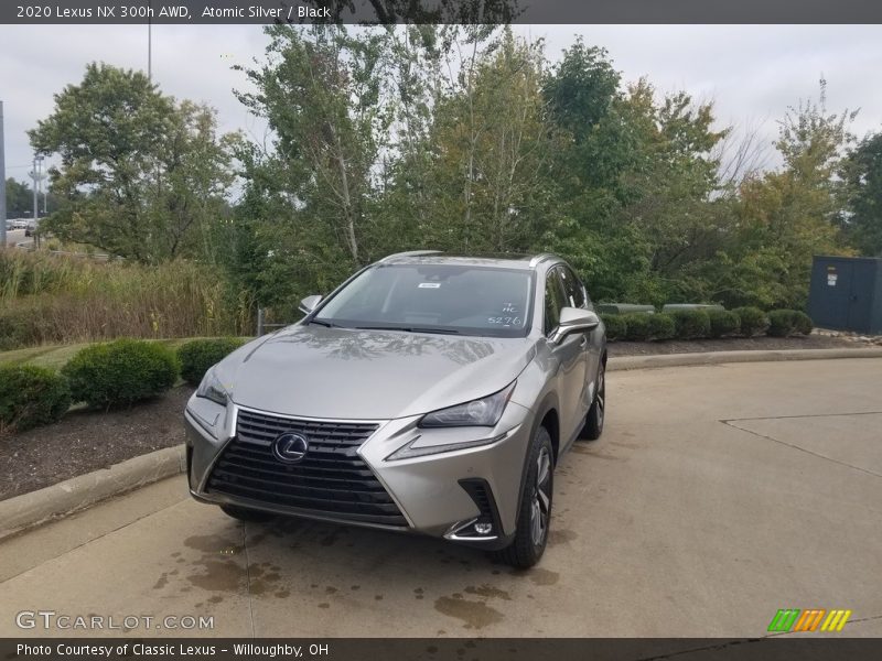 Atomic Silver / Black 2020 Lexus NX 300h AWD