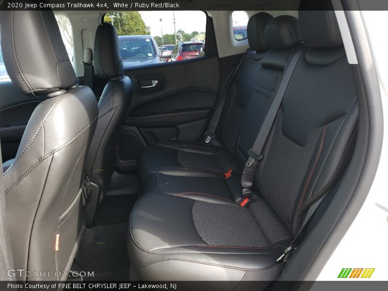 White / Ruby Red/Black 2020 Jeep Compass Trailhawk 4x4