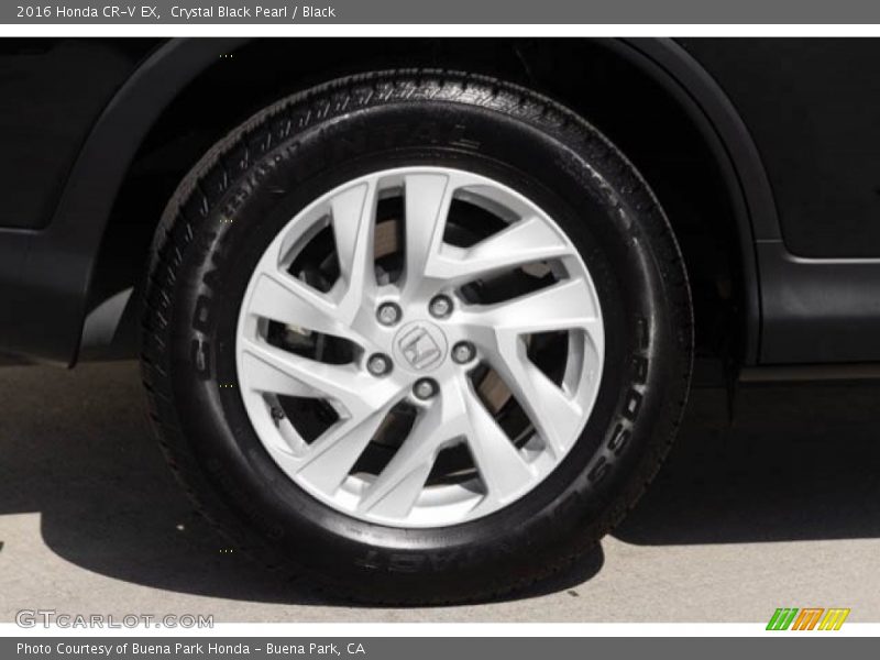 Crystal Black Pearl / Black 2016 Honda CR-V EX