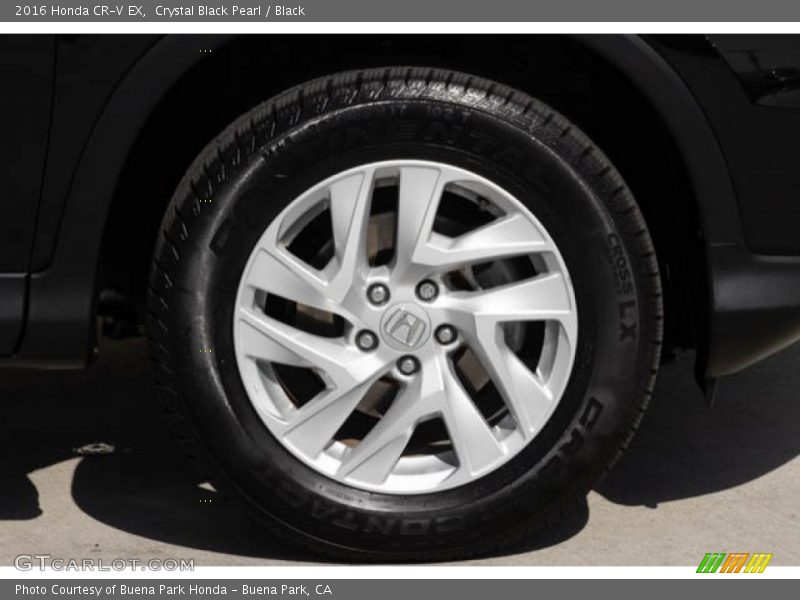Crystal Black Pearl / Black 2016 Honda CR-V EX