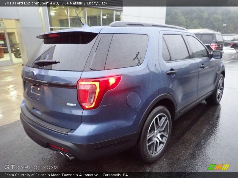 Blue Metallic / Ebony Black 2018 Ford Explorer Sport 4WD