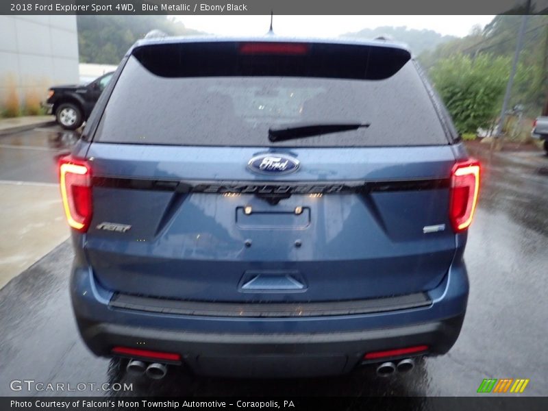 Blue Metallic / Ebony Black 2018 Ford Explorer Sport 4WD