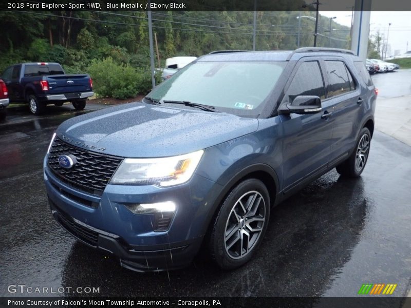 Blue Metallic / Ebony Black 2018 Ford Explorer Sport 4WD