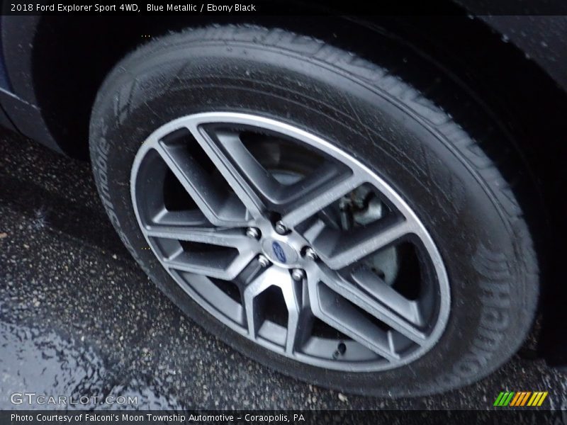 Blue Metallic / Ebony Black 2018 Ford Explorer Sport 4WD