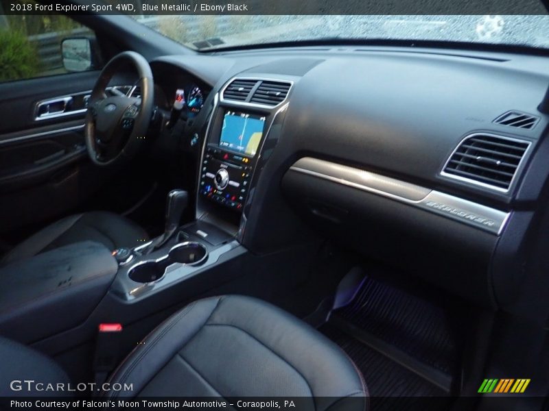 Blue Metallic / Ebony Black 2018 Ford Explorer Sport 4WD