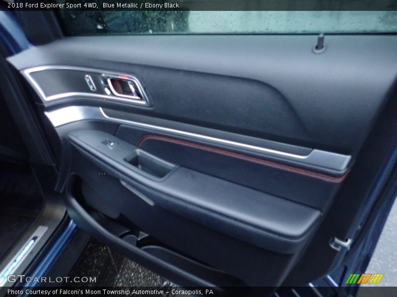 Blue Metallic / Ebony Black 2018 Ford Explorer Sport 4WD