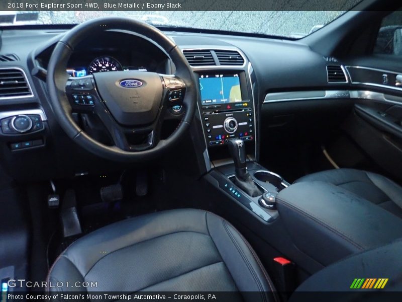 Blue Metallic / Ebony Black 2018 Ford Explorer Sport 4WD