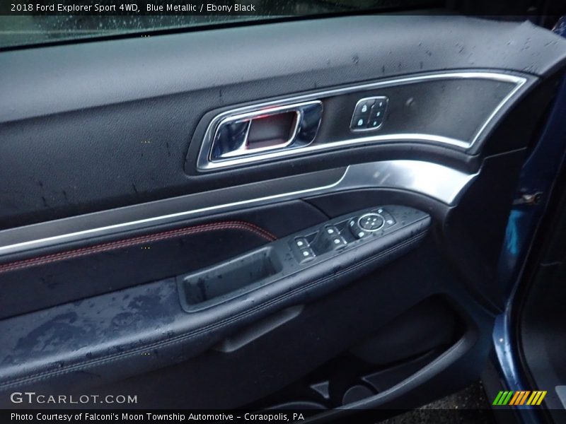 Blue Metallic / Ebony Black 2018 Ford Explorer Sport 4WD