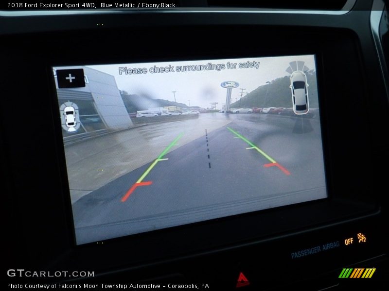 Blue Metallic / Ebony Black 2018 Ford Explorer Sport 4WD