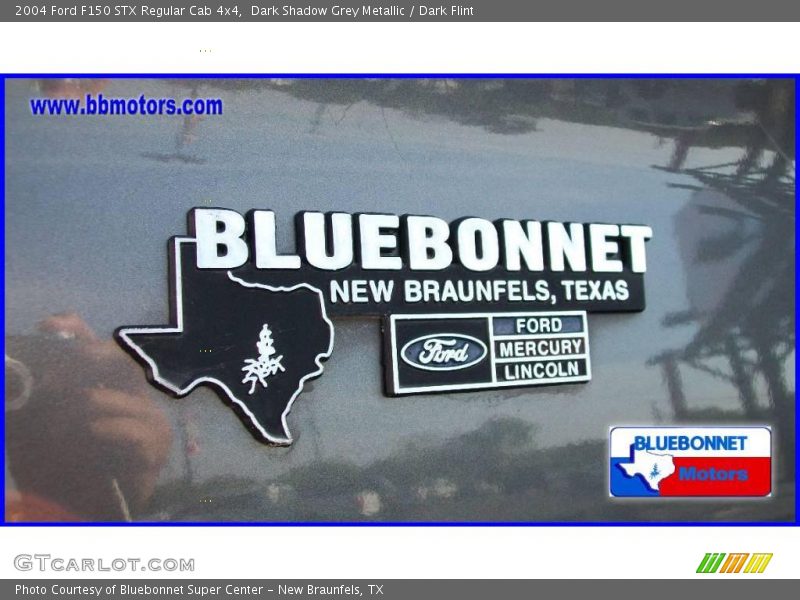 Dark Shadow Grey Metallic / Dark Flint 2004 Ford F150 STX Regular Cab 4x4