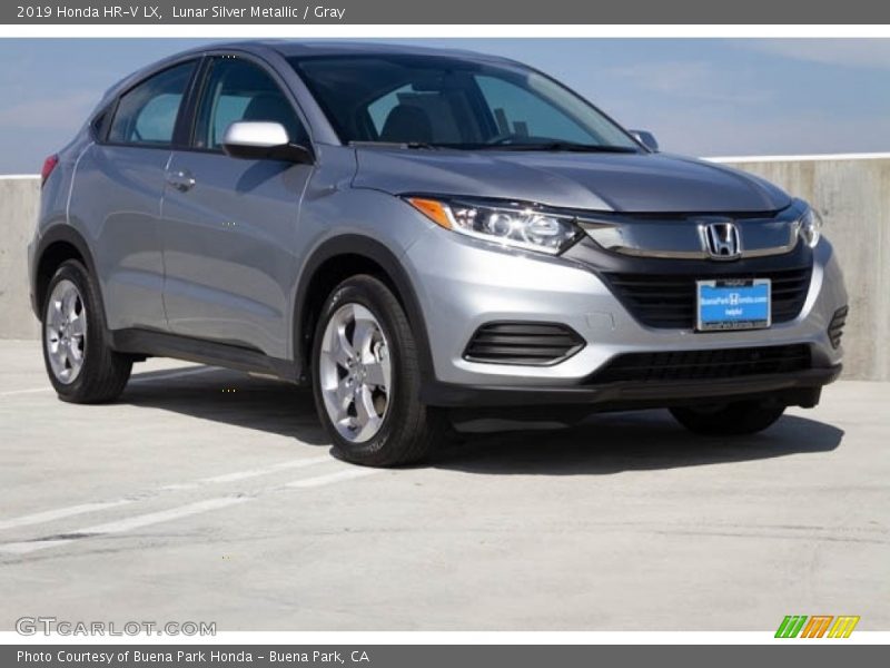 Lunar Silver Metallic / Gray 2019 Honda HR-V LX