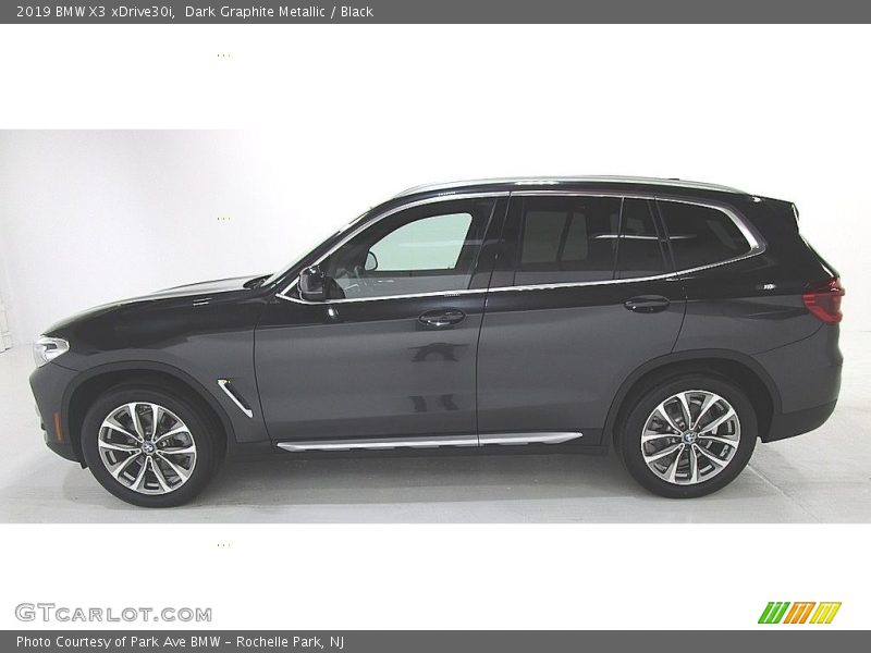 Dark Graphite Metallic / Black 2019 BMW X3 xDrive30i