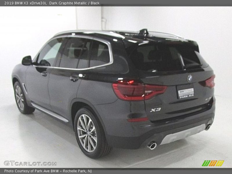 Dark Graphite Metallic / Black 2019 BMW X3 xDrive30i