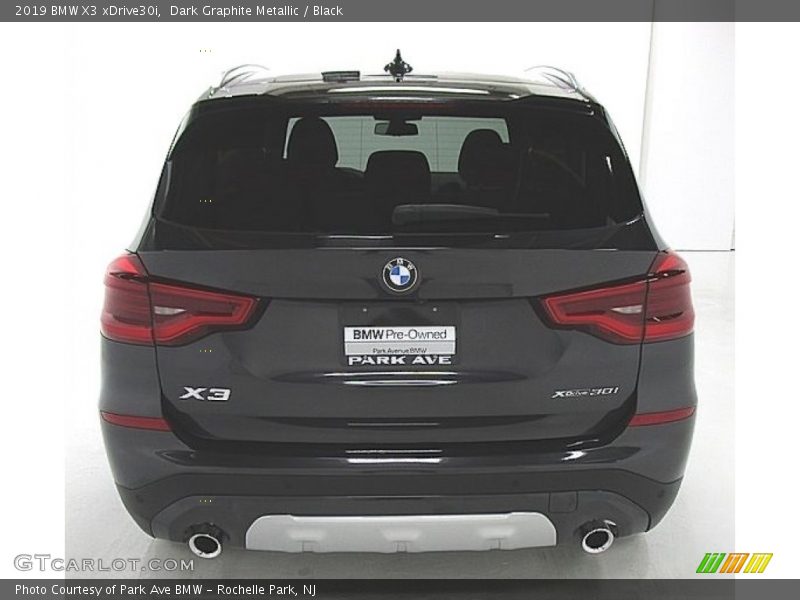 Dark Graphite Metallic / Black 2019 BMW X3 xDrive30i