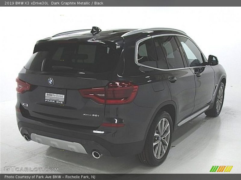 Dark Graphite Metallic / Black 2019 BMW X3 xDrive30i