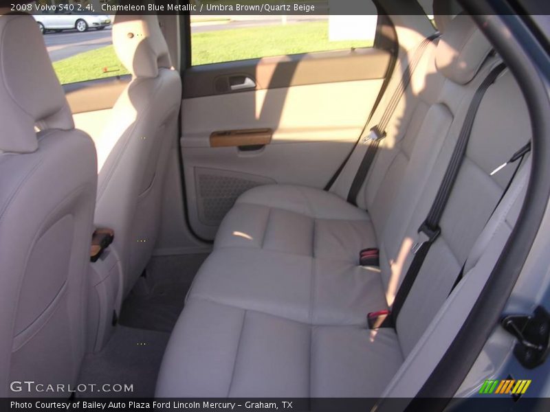 Chameleon Blue Metallic / Umbra Brown/Quartz Beige 2008 Volvo S40 2.4i