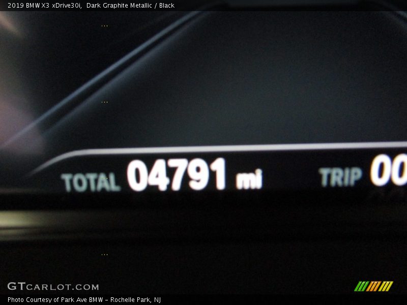 Dark Graphite Metallic / Black 2019 BMW X3 xDrive30i